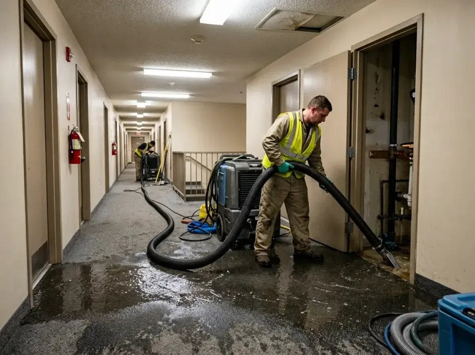 multi-unit-apartment-hallway-f-005 — frequently asked questions, Emergency Burst Pipe Water Extraction & Removal in Jesup, IA